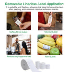 Linerless Label Removable (80cm*52m) 6 Roll/Box