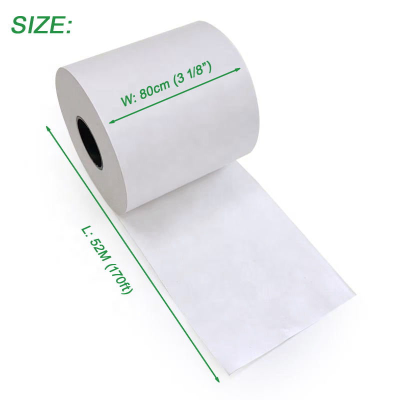 Linerless Label Removable (80cm*52m) 6 Roll/Box